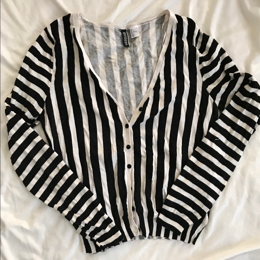 Stripped cardigan